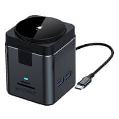 Blitzwolf Blitzwolf BW-TH17 9u1 dok stacija s 15W bežičnim punjačem i 4K HDMI izlazom