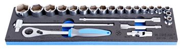 Unior 964ECO19 Set nasadnih ključeva 1/2&quot; u SOS kutiji s alatom (621294)