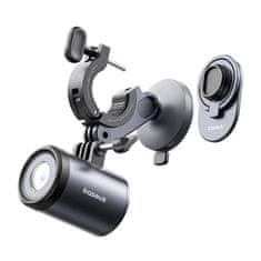 BASEUS Baseus PrimeTrip 2-u-1 nosač za bicikl, držač za telefon + svjetiljku (crni)