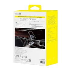 BASEUS Baseus PrimeTrip 2-u-1 nosač za bicikl, držač za telefon + svjetiljku (crni)
