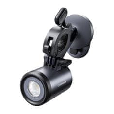 BASEUS Baseus PrimeTrip 2-u-1 nosač za bicikl, držač za telefon + svjetiljku (crni)