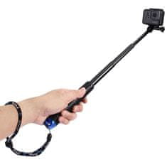 Puluz Selfie štap Puluz za sportske kamere (DJI, GoPro, Insta360)(crni)