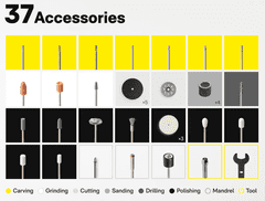 HOTO Multifunkcijska brusilica QWLDM002