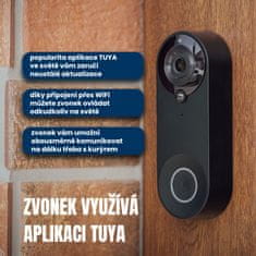 BOT Pametno zvono na vratima s kamerom A5 Tuya