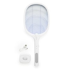 InnovaGoods Punjivi reket za ubijanje insekata s UV svjetlom 2 u 1 Elecfly