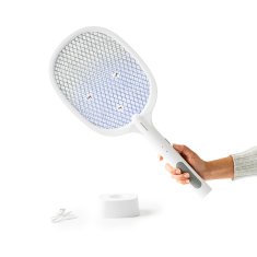 InnovaGoods Punjivi reket za ubijanje insekata s UV svjetlom 2 u 1 Elecfly