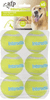 BOT Teniske loptice za pse - 6,5 cm (6 kom)