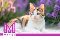 Mersjo Bentonitni posip za mačke lavanda LAVANDA 10l