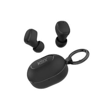 Ksix bežične slušalice Neutron, USB-C, kopča za karabiner, bat. 4h + 16h