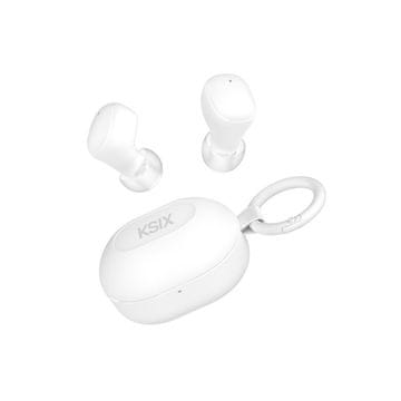 Ksix bežične slušalice Neutron, USB-C, kopča za karabiner, bat. 4h + 16h