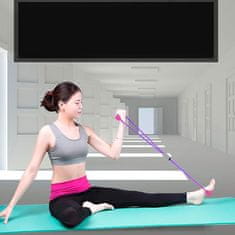 Netscroll Elastična traka za vježbanje cijelog tijela, za jogu, pilates i trening snage, udobna i kompaktna, 40x15 cm, otporna traka za vježbanje, YogaBands