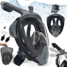 Severno Maska za ronjenje i snorkeling BARRACUDA S/M za cijelo lice