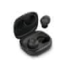 Ksix bežične slušalice Oblivion, dizajn gumba u uhu, autonomija 4+15 h, crne