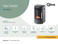 Qlima Plinski grijač GH8034