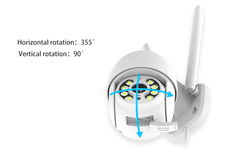BOT Pametna vanjska WiFi kamera LNA01 4MP PTZ