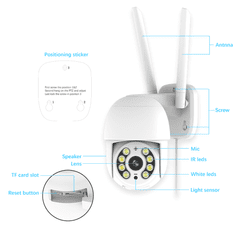 BOT Pametna vanjska WiFi kamera LNA01 4MP PTZ