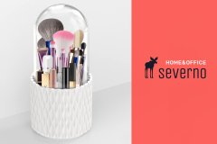 Severno Sophia rotirajuća četka za šminkanje i kozmetički organizator
