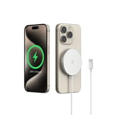 Ksix Bežični punjač MagniBoost, Apple MagSafe, 2.0, metalna obrada, 1 m, 15 W