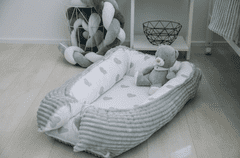 BUBABA od FreeON gnijezdo, srca, siva (83884)