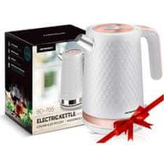 Berdsen Električni kuhalo za vodu 1,7l BD-705 bijelo-bakreno