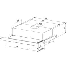 Berdsen BT-229 INOX teleskopska kuhinjska napa