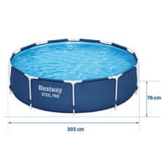 Bestway Vrtni bazen s okvirom 305 x 76 cm 56677