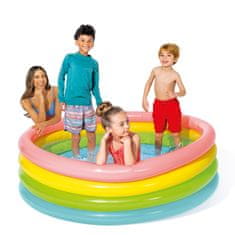 Intex Napuhljivi bazen Rainbow s 4 prstena 168 x 46 cm 56441