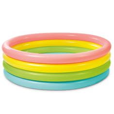 Intex Napuhljivi bazen Rainbow s 4 prstena 168 x 46 cm 56441