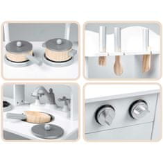 Ricokids Drvena kuhinja za djecu 60 x 30 x 85 cm