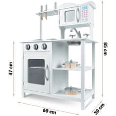 Ricokids Drvena kuhinja za djecu 60 x 30 x 85 cm