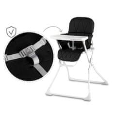 Ricokids Nuco stolica za hranjenje crna