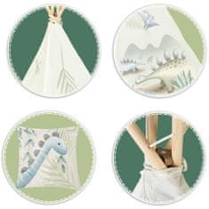 Nukido tipi šator za djecu - dinosauri