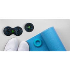 Neo-Sport Lopta + dvostruka masažna lopta - set - NS-997 crno-plava