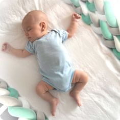 Ricokids Ricokids marama za dječji krevetić 2m - mint-siva