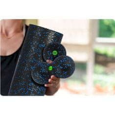 Neo-Sport Dvostruka lopta za masažu i fitness NS-966 crno-plava