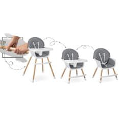 Nukido Lilo stolica za hranjenje siva