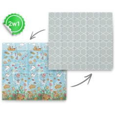 Nukido Sklopiva edukativna pjenasta podloga 200 x 180 x 1 cm NK-340 ocean