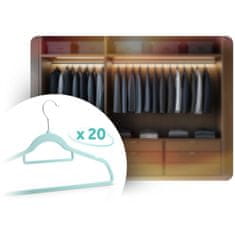 Massido Baršunaste vješalice 20 kom MS-859