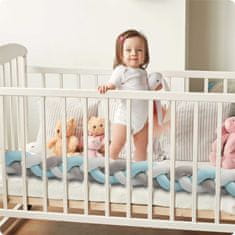 Ricokids Ricokids ogrtač za dječji krevetić 2m - plavo-siv