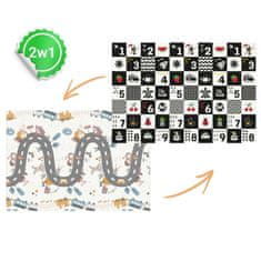 Nukido Sklopiva edukativna pjenasta podloga 200 x 150 x 1 cm NK-341