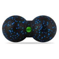 Neo-Sport Dvostruka lopta za masažu i fitness NS-966 crno-plava
