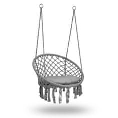 Sofotel Viseća vrtna ljuljačka BOHO siva + jastuk