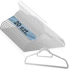 Massido Baršunaste vješalice 20 kom MS-859