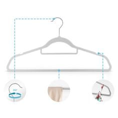 Massido Baršunaste vješalice 20 kom MS-859