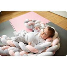 Ricokids Ricokids 3m marame za dječji krevetić - mint-siva