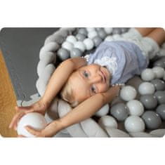 Ricokids Ricokids 3m marame za dječji krevetić - mint-siva