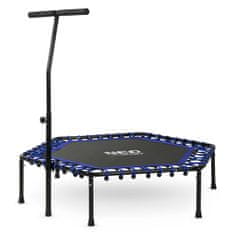 Neo-Sport Fitness trampolin s ručkom 127 cm - šesterokutni plavi