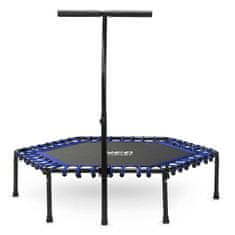 Neo-Sport Fitness trampolin s ručkom 127 cm - šesterokutni plavi