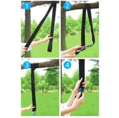 Neo-Sport Trake za montažu ljuljačke 2 kom 150 cm