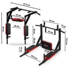 Neo-Sport Zidna šipka za zgibove s naslonom NS-319